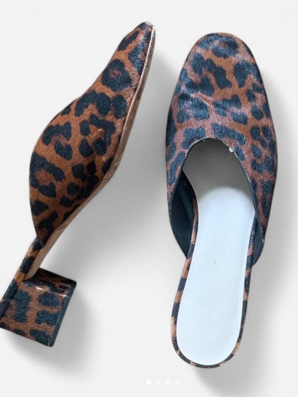 Loeffler Randall Cheetah Mules